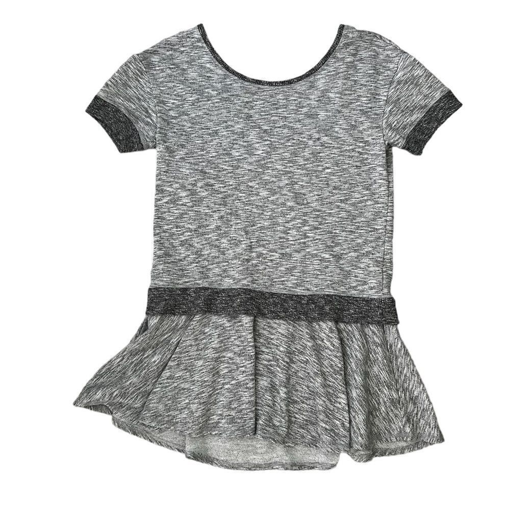 Victoria’s Secret Gray Sweatshirt Dress Size Large Flare Bottom V Scoop Back